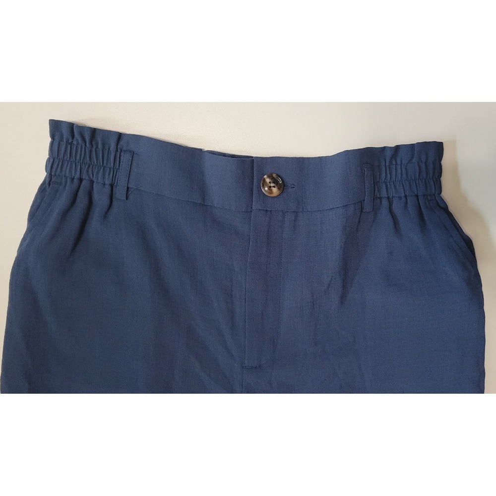 NWT Halara High Waisted Cropped Linen-Feel Pants - Picture 5 of 6